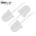 Lentille laiteuse diffuse à LED rouge ultra lumineuse de 8 mm