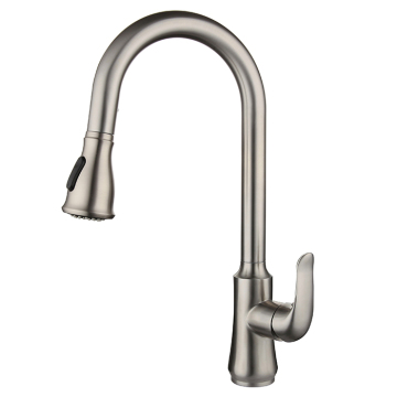 Stainless Steel 304 Modern Kitchen Faucet with Pull-Out Sprayer
