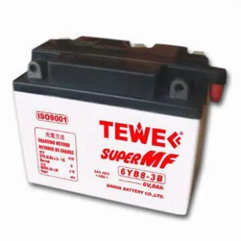 Conventional Motorcycle Battery with Rated Capacity of 8Ah