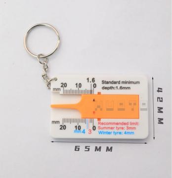 Tire depth gauge for car wheel protection