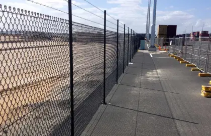 Excellent technology PVC coated chain link fence