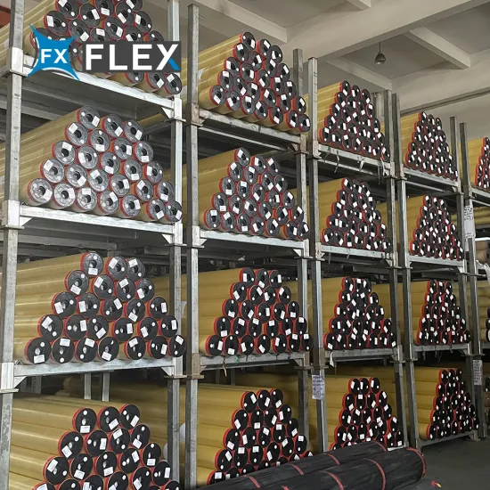 High Strength 1000*1000D 18*18 PVC Tarpaulin Fabric 25 oz 900 Gsm Panama PVC Knife Scrape