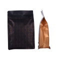 Plastic Zipper Black Box Gusset coffee beans Bags