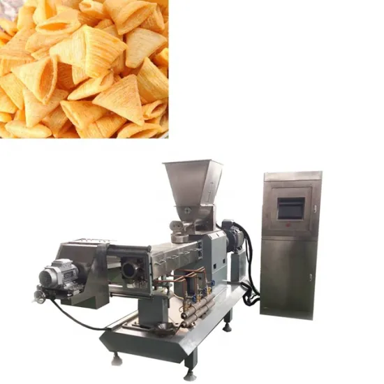 Automatic Fried Triangle Corn Chips Bugles Snack Making Machine Suppliers