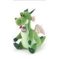 Toys en peluche de dinosaure vert