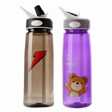 Plastic water bottles, BPA free material