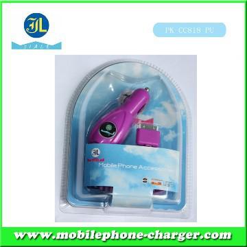 2013 new design  Car  charger packing for Iphone and sansung