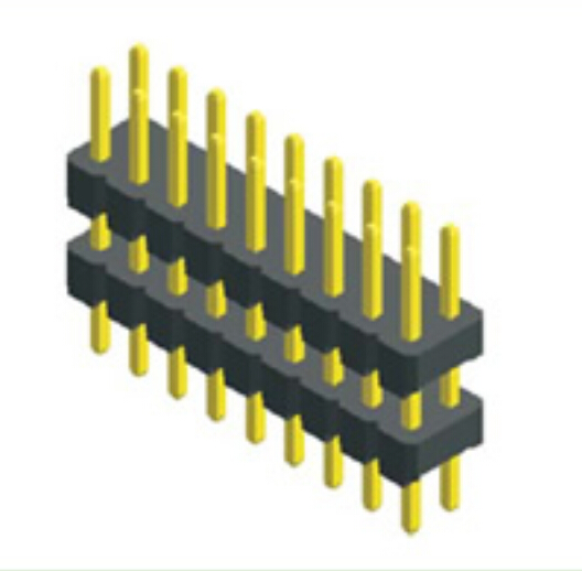 2.54mm 남성 헤더 이중 행 이중 플라스틱