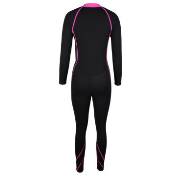 Seaskin Ladies Pink Nylon Front Zip Fullsuit Wetsuits