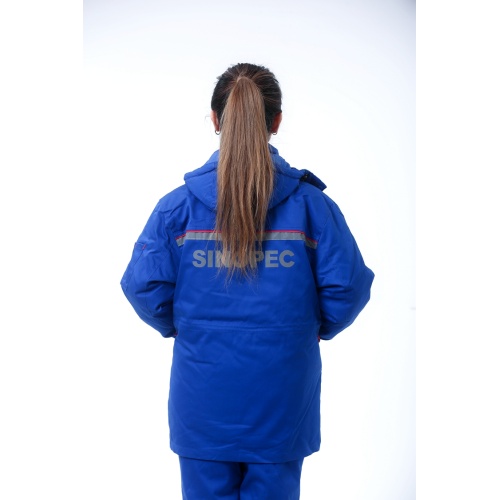 Qualidade garantida de trabalho antiestático exclusivo inverno uniforme