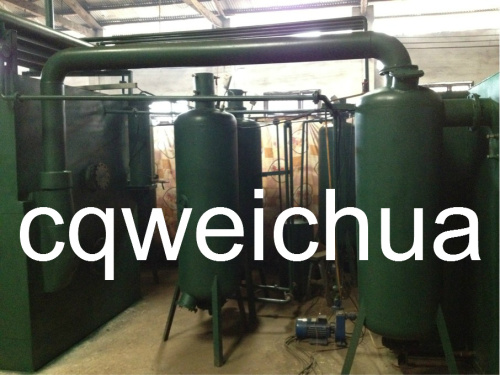 Black Engine Oil Recycling Plant, Used Engine Oil Purification Equipment, Waste Car Oil Regeneration Machine