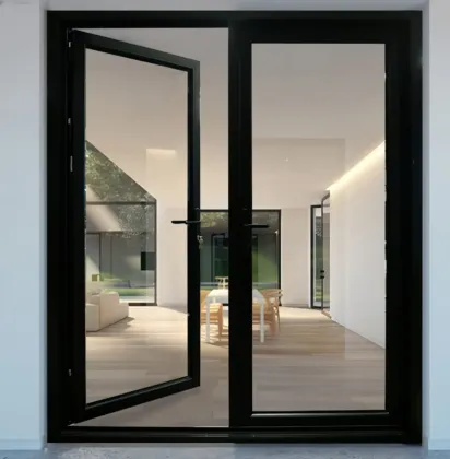 Middle East Market Aluminum Alloy Frame Hinged Doors