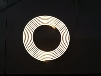 Pin style free cutting free bending super slim 4mm led neon flex strip light for cabinet illumination