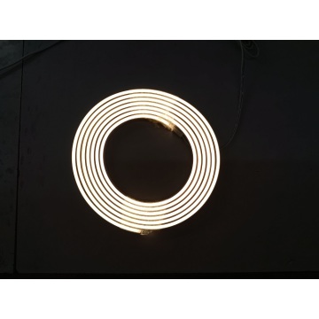 Pin style free cutting free bending super slim 4mm led neon flex strip light for cabinet illumination