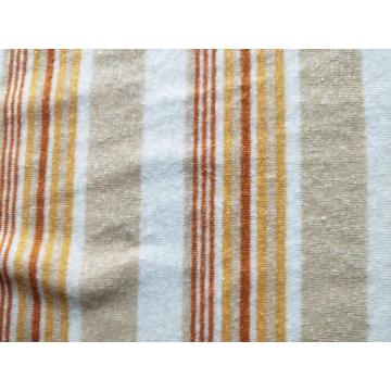 Linen Poly Stripe Hacchi Jersey