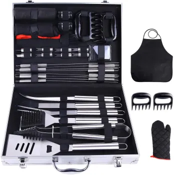 31-Piece Grill Utensils Set: The Ultimate Grilling Accessories Gift