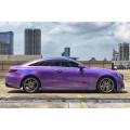 Vinyle de voiture violet laser holographique brillant