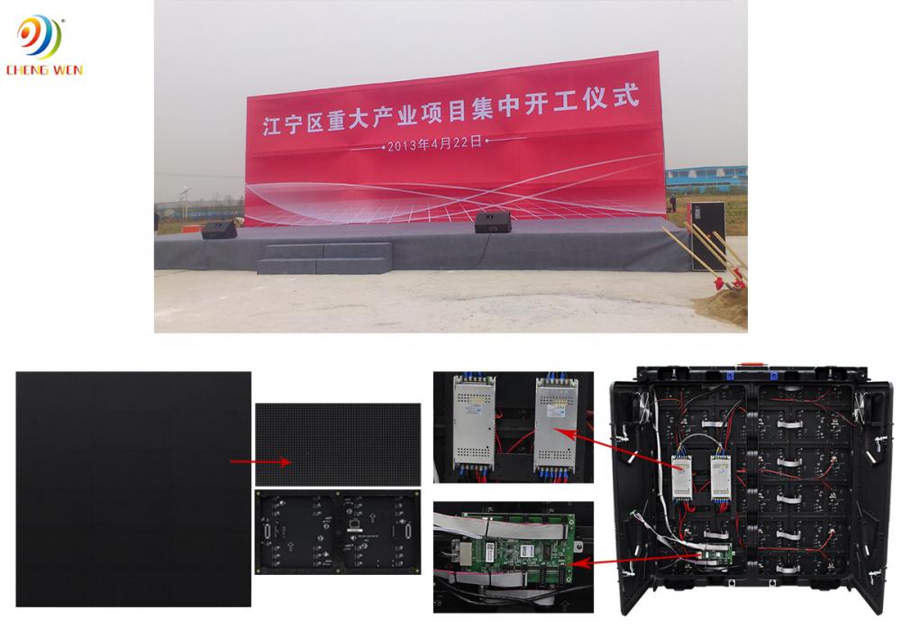 Outdoor P5 1st 960 960mm Rental Led Screen Wall