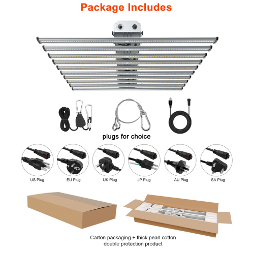 Phlizon 800W Samsung Grow Light Spectrum completo