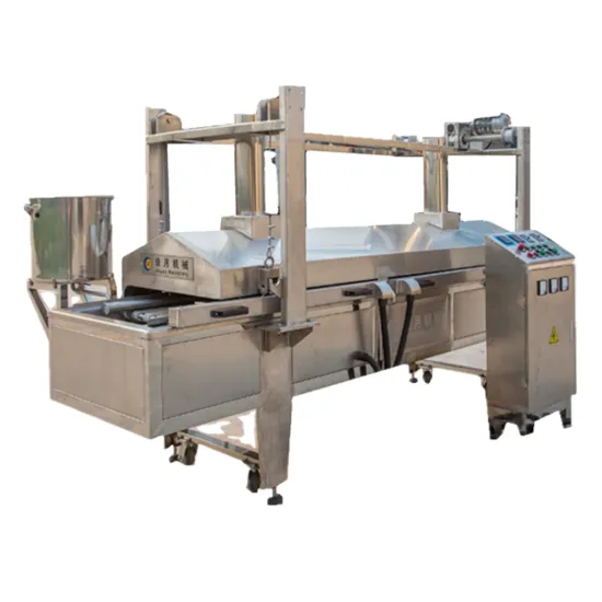 Continuous Belt Fryer Frying Machine for Flower Cheese Tofu and Frozen Foods