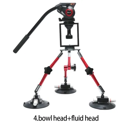 XP4 CNC Vacuum Suction Cup Car Roof Suction Cup Camera Tripod