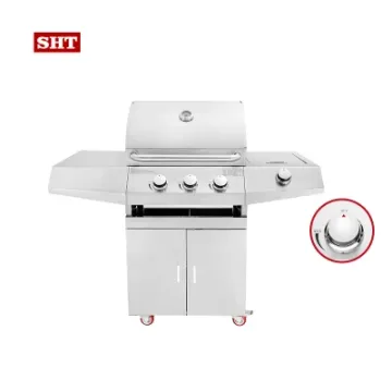 Outdoor Kitchen Equipment Outdoor Gas Grill Built in Indoor Barbecue Grill Smoke BBQ Grill