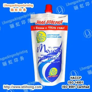 Dairy Drink Spout Bag