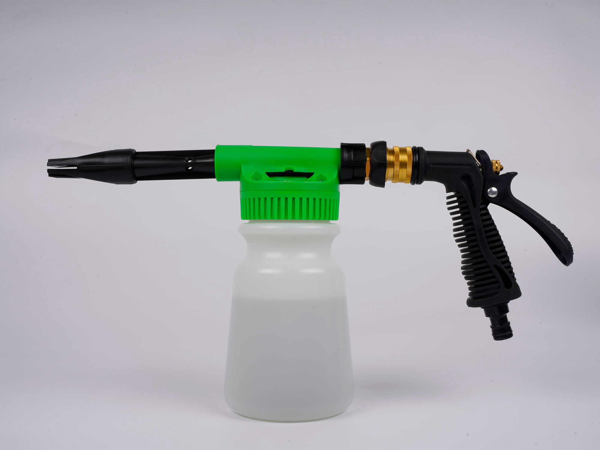 Sprayer de lavagem de mangueira ajustável Limpeza de espuma de pistola de pistola de água Sapato de sabão de água de água 900 ml canhão de espuma prenda a qualquer mangueira de jardim