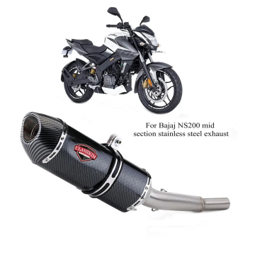 Auslassrohr aus Edelstahl für Bajaj NS200 Motorradmodifikation