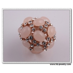 Gorgeous Oval Cat Eye Crystal Rings