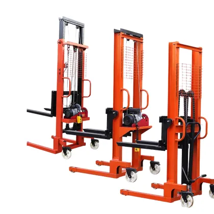 Wholesale Electric Pallet Stacker Straddle Lifting Equipment