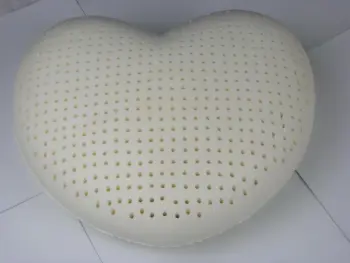Latex hugging pillow Heart-shaped pillow 100% Natural Latex back cushion JiaBo
