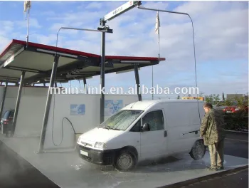 2016 CE ceiling boom in self-service car wash station