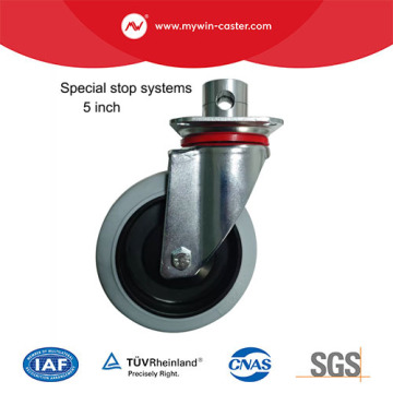 Caster de roue de système d'arrêt spécial de 125 mm
