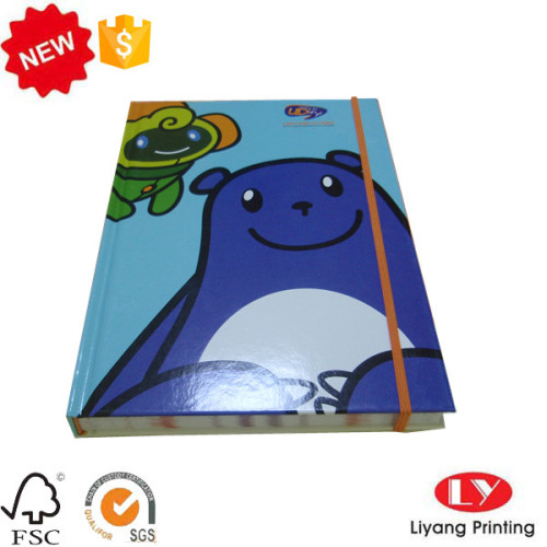 Luxuriöses Hardcover-Notizbuch für Kinder mit Gummizug