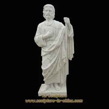 Garden White Marble Jesus Statue (STU-C150)