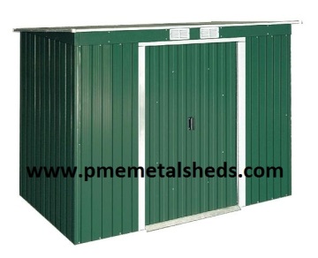 Pent Roof Metal Sheds 4 x 8 ft Easy Assembly Metal Buildings pmemetalsheds