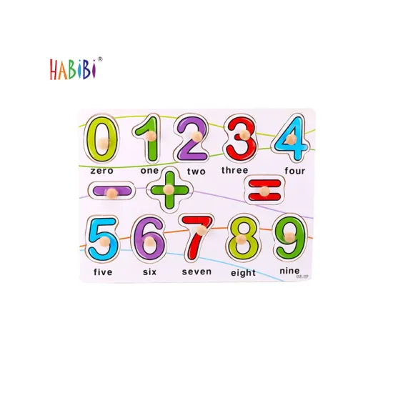 Customizable Wood Jigsaw Puzzles for Toddlers: Matching Letters Educational Toy