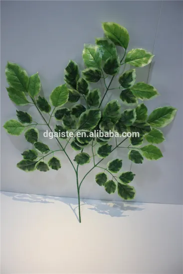 brand name artificial plants artificial leaf branch green leaf decor banyan leaf
