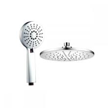 New tech 6 inch full chrome ABS 5-function high pressure fixed shower head