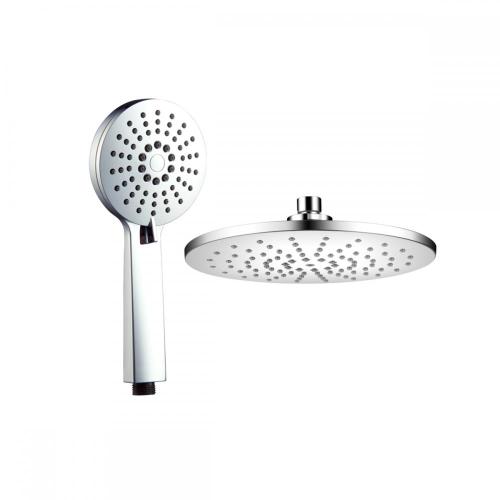 6 inch rainfall high pressure shower head combo shower set with diverter shower holder bracket