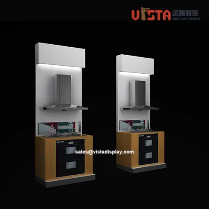 Customized Home Appliances Wooden Display Fixtures