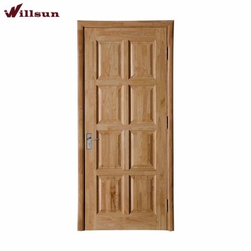 Rural style no paint fir hardwood 8 panels door