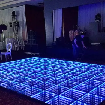 Cheapest Portable 3D LED Dance Floor Tiles for Wedding Stage Lighting