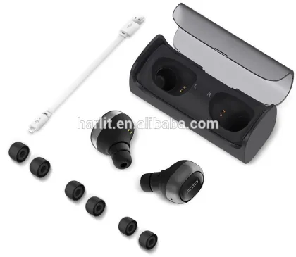 QCY In-ear Stereo Bluetooth Headphones Q29 Build in Microphone Wireless Bluetooth 4.1 Headphone with Mini Portable Charging Case