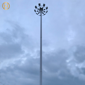 Galvanized 25 M High Mast For Lighting Pole