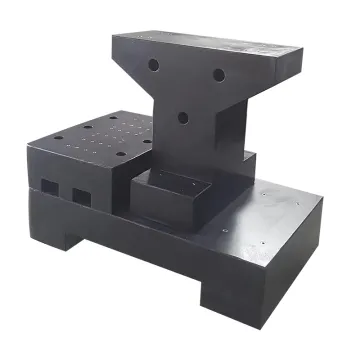 Customized Precision Marble Platform Granite Surface Panel with Bracket