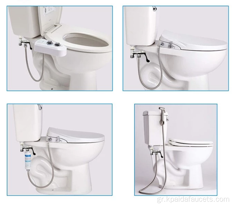 Εργονομικό χειροκίνητο bidet για ψεκαστήρα τουαλέτας