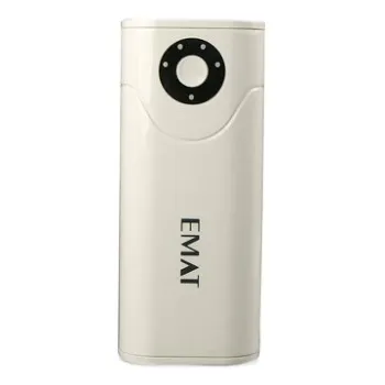 4,400mAh Power Bank for All Mobile Phones, MP3 Players, Caramels