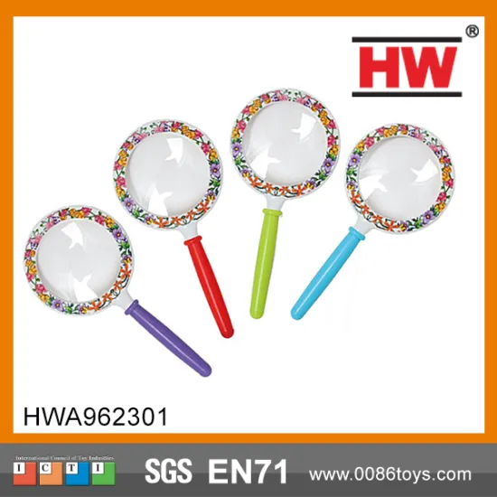 Dia 8CM Plastic Toy Magnifying Glass